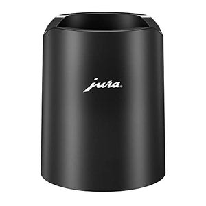 Jura Glass Milk Container with Glacette, Housing and Cooler Sleeve for Glass Milk Container Bundle (Black) (2 Items)