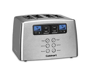 Cuisinart Touch to Toast Leverless toaster, 4-Slice, Brushed Stainless Steel