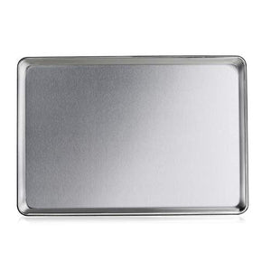 New Star Foodservice 36756 Commercial-Grade 16-Gauge Aluminum Sheet Pan/Bun Pan, 18" L x 26" W x 1" H (Full Size) Pack of 12 | Measure Oven (Recommended)