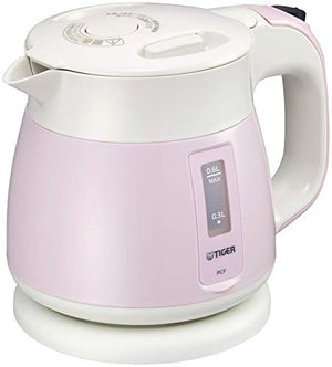 Tiger Thermos Electric Kettle 600ml Pink Wakuko PCF-G060-P Tiger