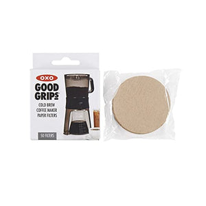 OXO Good Grips Cold Brew Coffee Maker (32 ounces) with 50 Paper Filters