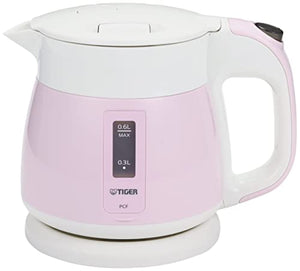 Tiger Thermos Electric Kettle 600ml Pink Wakuko PCF-G060-P Tiger