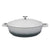 MasterClass MCMSCRD28GRY Shallow Casserole Dish with Lid, Lightweight Cast Aluminium, Induction Hob and Oven Safe, Ombre Grey, 4 Litre/28 cm