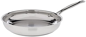 Cuisinart 722-24 10-Inch Chef's-Classic-Stainless-Cookware-Collection, Open Skillet