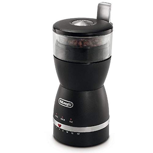 Delonghi KG49 Coffee Grinder, 220 Volts (Not for USA), 90G Capacity, Black