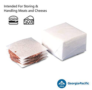 Dixie Restaurant-Grade Non-Stick Patty Paper by GP PRO (Georgia-Pacific), White, WR5659, 4.5" Width x 4.5" Length, 13,986 Count (777 Sheets Per Pack, 18 Packs Per Case)
