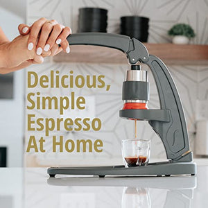 The NEO, by Flair Espresso - An all manual lever espresso maker for the home, no pods and no plugs (Gray)