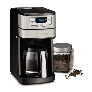 Cuisinart Automatic Grind and Brew 12-Cup Coffeemaker with Descaling Powder and Coffee Canister Bundle (3 Items)