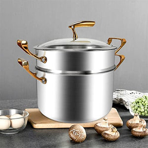 TUJAH Cookware Set Soup Pot Milk Pot Frying Pan Double Boilers Cooking pot set Kitchen Non-Stick Pan Saucepan Wok Casserol