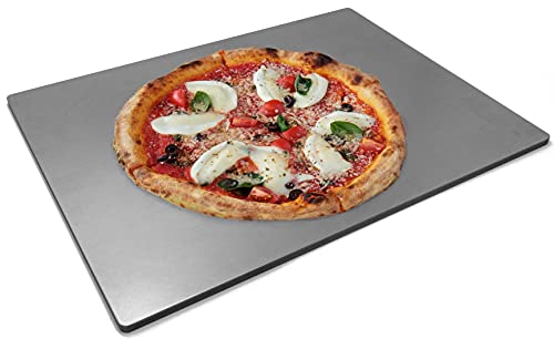 Modular Baking Steel Pizza Stone for Oven and Grill - A Design Offering Easier Cleaning, Handling and Storage, Consistent Cooking Temperatures, Expansions with a Second Steel, and is Made in the USA