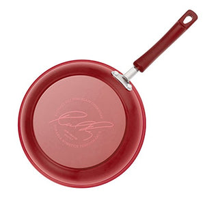 Rachael Ray Brights Nonstick Cookware Set / Pots and Pans Set - 10 Piece, Red