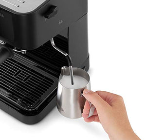 De'Longhi Stilosa EC230.BK, Traditional Barista Pump Espresso Machine, Espresso and Cappuccino, Black