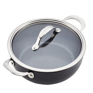 Anolon X Cookware/Pots and Pans Set, 8 Piece, Dark Gray