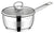 Safinox 18/10 Stainless Steel Tri-Ply Thermo Capsulated Bottom 2-Quart Sauce Pan with Glass Lid, Induction Ready, Dishwasher Safe