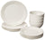 KATE SPADE Willow Drive8482 Cream 12-piece Dinnerware Set, 17.95 LB, White