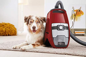 Miele Blizzard CX1 HomeCare Bagless Canister Vacuum, Autumn Red