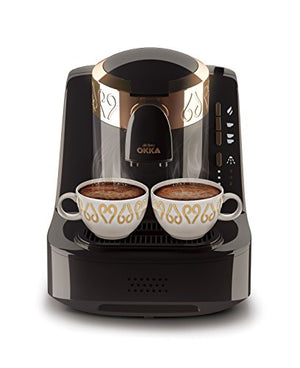 Arzum Okka Automatic Turkish Coffee Machine, Maker, USA 120V, UL/NSF, Black and Gold