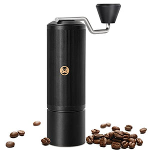 TIMEMORE Premium Manual Coffee Grinder with 42mm Stainless Steel Conical Burr, Hand Coffee Grinder with High Precision Adjustable Setting, French Press Pour Over Coffee Hand Grinder - Xlite, Black