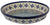 Polish Pottery Dish Pie Plate 10" From Zaklady Ceramiczne Boleslawiec #879-du60 Unikat Pattern, Diameter: 10"