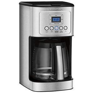 14 Cup Black/Stainless Steel Permanent Filter Coffee Maker, with Timer