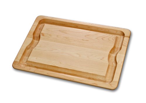 J.K. Adams 20-Inch-by-14-Inch Sugar Maple Wood Barbeque Carving Board