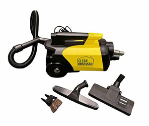 Clean Obsessed Commercial HEPA Canister Vacuum CO711 (Cleaner), Yellow