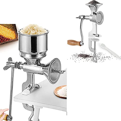 Moongiantgo Hand Grain Mill + Small Poppy Seeds Grinder