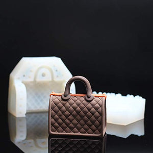 Nicole 3D Handbag Silicone Mold Fondant Cake Decorating Tools Handmade Chocolate Mould Craft Resin Clay Form