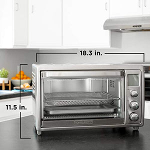 BLACK+DECKER TOD5035SS, 8-Slices or 12" Pizza, Stainless Steel