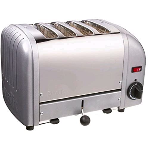 Dualit 40349 4-Slice Bread Toaster - Metallic Silver