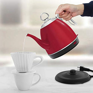 Chantal Mia electric water kettle, Apple Red, 32oz/4 cups