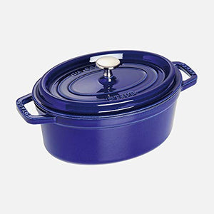 Staub Oval Cocotte Oven, 7 quart, Dark Blue