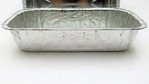 KitchenDance Disposable Aluminum Loaf Pans (50, 3 Pound Loaf)