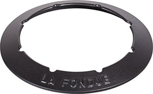 STAUB Cast Iron Fondue Set, Black, 20 cm