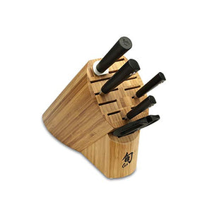 Shun Cutlery Sora 6-Piece Basic Block Set, Kitchen Knife and Knife Block Set, Includes Sora 8” Chef’s, 6” Utility & 3.5” Paring Knives, Handcrafted Japanese Kitchen Knives