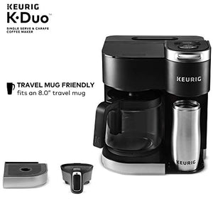 Keurig K-Duo Coffee Maker, Single Serve K-Cup Pod and 12 Cup Carafe Brewer, with Green Mountain Ground Coffee Favorites Collection, 12 Oz Bagged, 3 Count