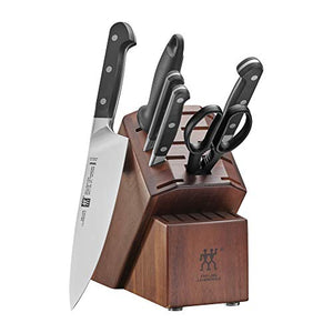 ZWILLING J.A. Henckels ZWILLING Pro 7-pc Knife Block Set, Black/Stainless Steel