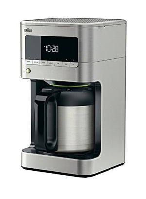 Braun KF7175 BrewSense Drip Coffee Maker with Thermal Carafe, 10 Cup