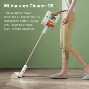Xiaomi Mi Vacuum Cleaner G9, 120 AW Suction Power, Cordless Vacuum Cleaner, Brush Vacuum Cleaner with Removable Battery, Operating Time up to 60 Minutes