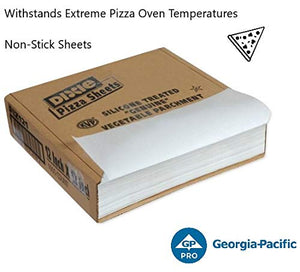Dixie Parchment Silicon-Coated Pizza Sheet by GP PRO (Georgia-Pacific), White, 27S14, 14" Length x 14" Width, (Case of 1,000)