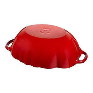 Staub Cast Iron 3-qt Tomato Cocotte - Cherry, Made in France