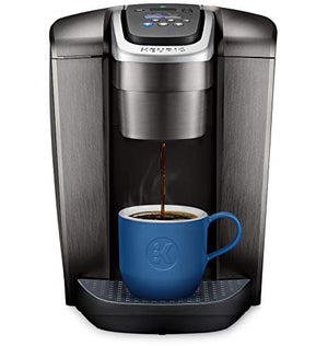 Keurig K-Elite Coffee Maker, Single Serve K-Cup Pod Coffee Brewer, With Iced Coffee Capability, Brushed Slate (Renewed), 12oz Steel Brew Size, Programmable,