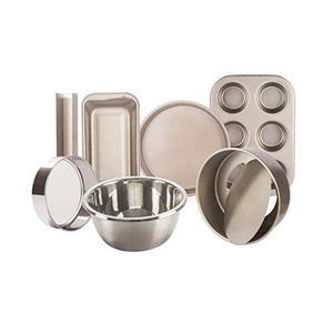 Baking Set Non Stick Tray High Temperature Resistant Kitchen Tools For Oven Baking Mould For Bread, Cake, Cookies (Color : D)