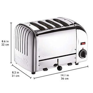 Dualit Vario 4 Slice Toaster Polished Stainless Steel 40352