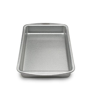 Doughmakers 40056 Premium Quality Commercial Grade Bakeware, Set of 3 Baking Pans, 10 x 15 sheet, 9 x 13 pan, 9-inch round, Silver, Large