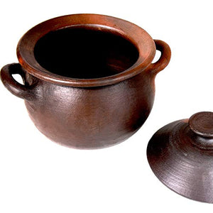 Ancient Cookware® Pomaireware™ Clay Round Pot, Medium, 4 Quart