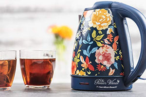 The Pioneer Woman Extra-Wide|2 Slice Toaster|Fiona Floral bundle with The Pioneer Woman| 1.7 Liter Electric Kettle|Fiona Floral