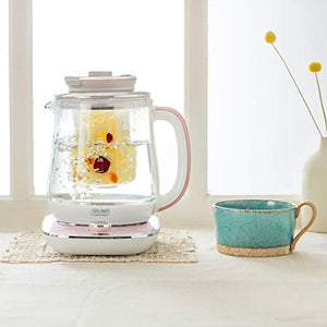 Aroma Professional AWK-701 16-in-1 Nutri-Water, Green, Fruit, Flower Tea, Coffee, Multi-Use Kettle, Delay Timer, 1.5L, Pink