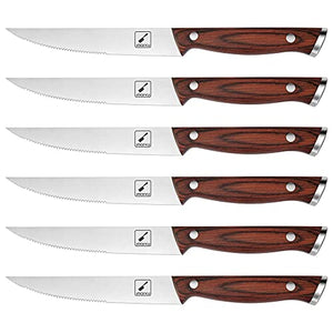Japanese Knife Set, imarku 16-Piece Professional Kitchen Knife Set with Block, Chef Knife Set with Knife Rod, German High Carbon Steel Kitchen Knives Set