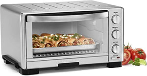 Cuisinart TOB-1010 Toaster Oven Broiler, 11.875" x 15.75" x 9", Stainless Steel